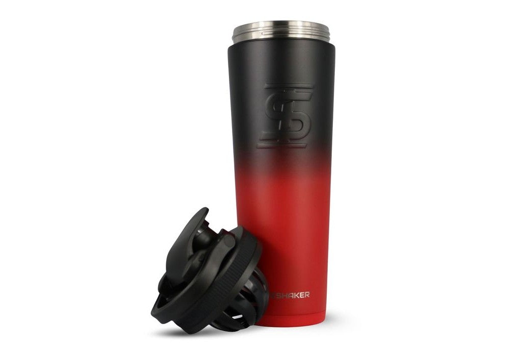 32oz Ice Shaker in Red Black Ombre (32SHAKERREDBLACK) - view 2