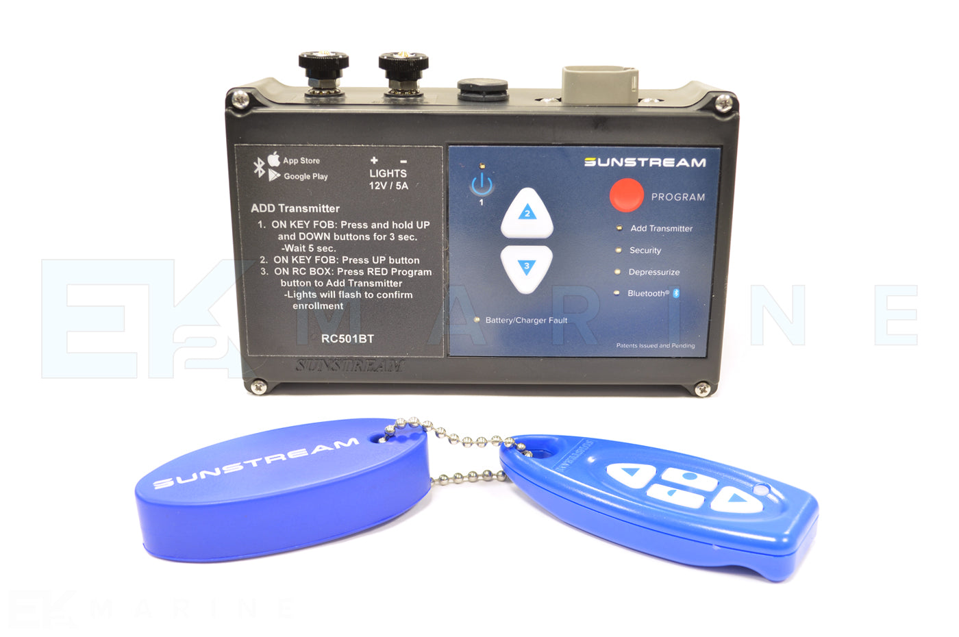 Sunstream Bluetooth Remote Transmitter Phone App (LA-RC501BT) – EK2 Marine