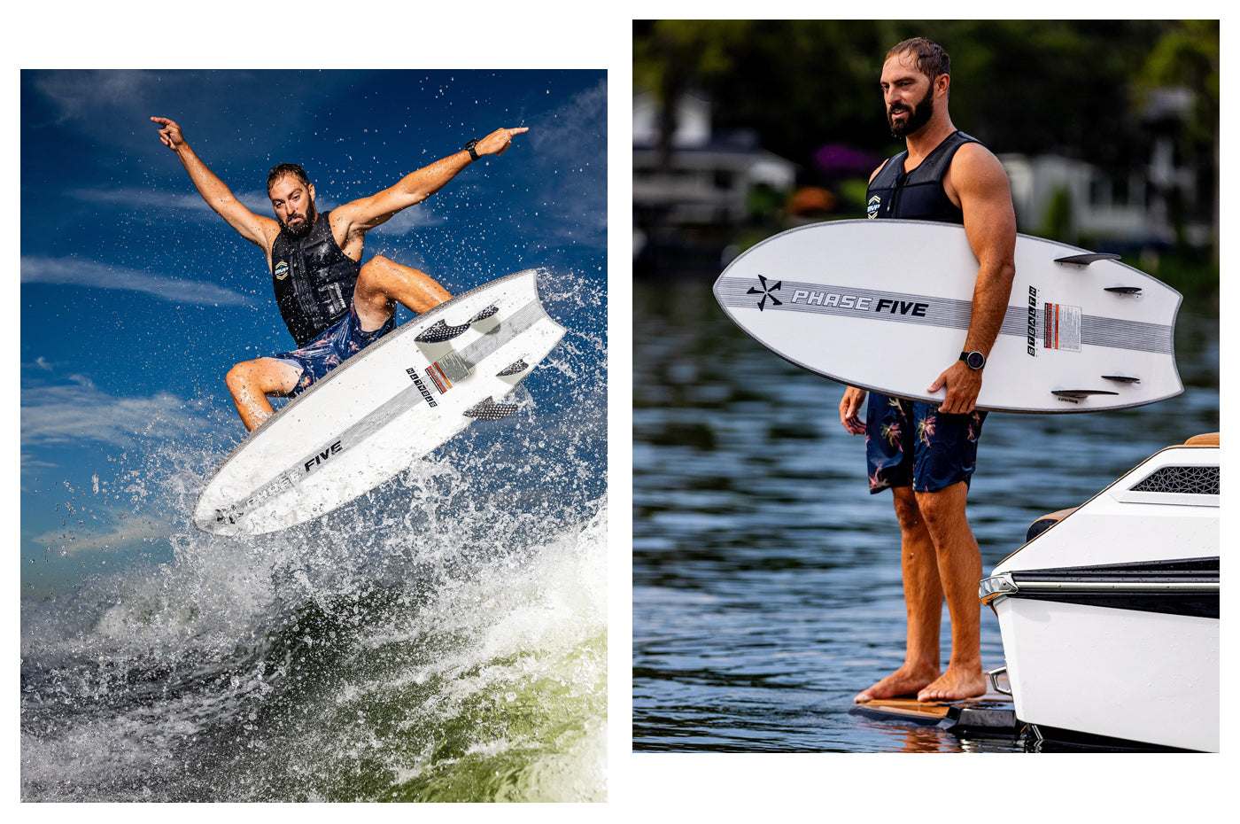 Phase Five Wakesurf Board 2026 Ahi Stealth