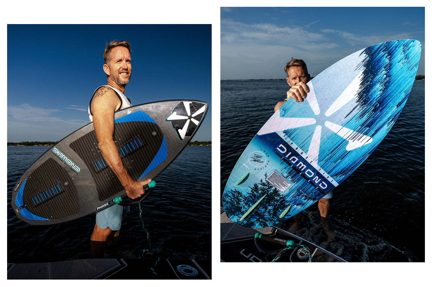 Phase Five Wakesurf Board Skim Style 2026 Diamond Turbo