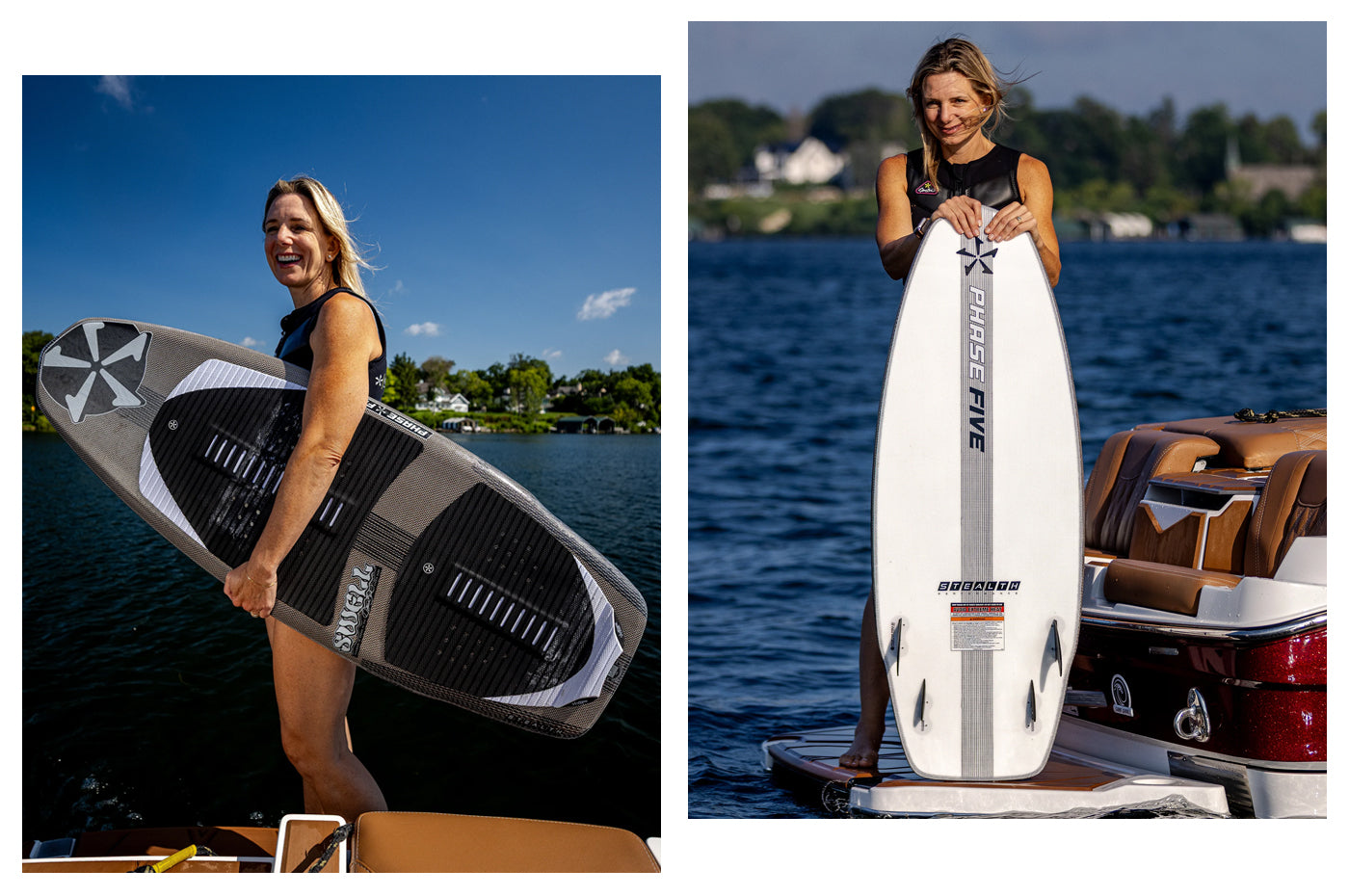Phase Five Wakesurf Board 2026 Swell Stealth