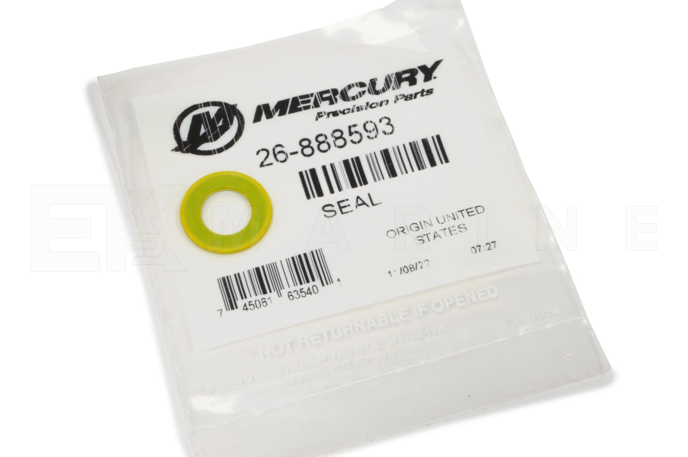 Mercury Engine Oil Drain Plug Seal for L4/L6 Verado (26-888593)