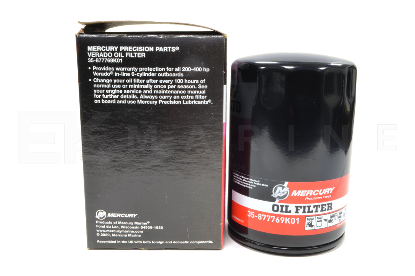 Mercury Engine Oil Filter for L6 Verado Outboards (35-877769K01)