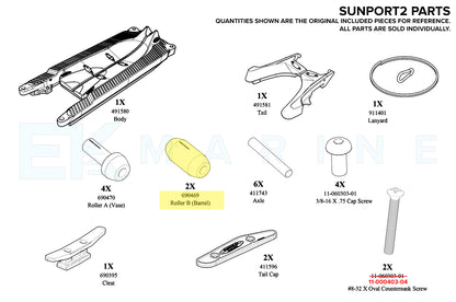 Sunstream SunPort2 Replacement Barrel Roller B (690469)