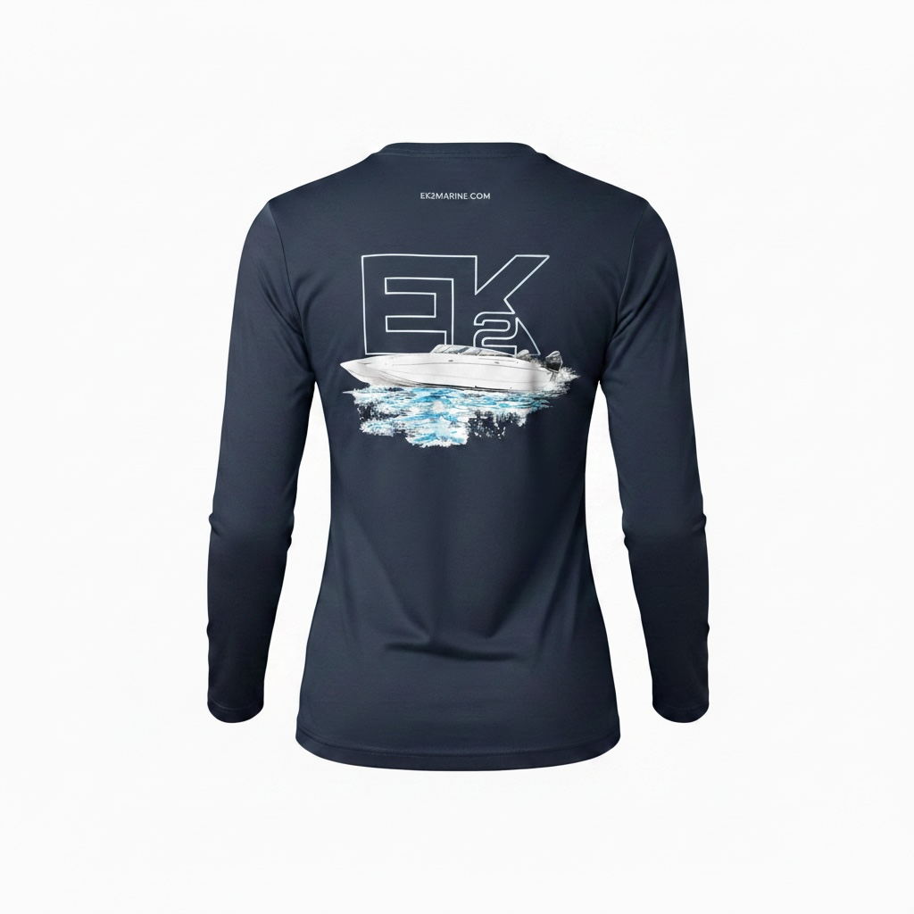 EK2 Marine Mens Long Sleeve Performance Tee