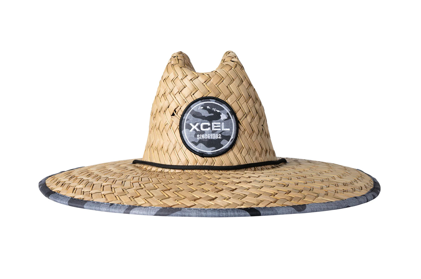 XCEL Sunset Point Straw Hat with Grey Camo