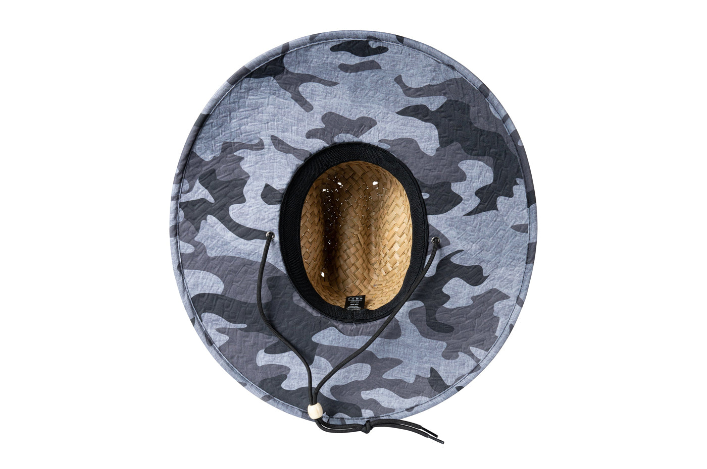XCEL Sunset Point Straw Hat with Grey Camo