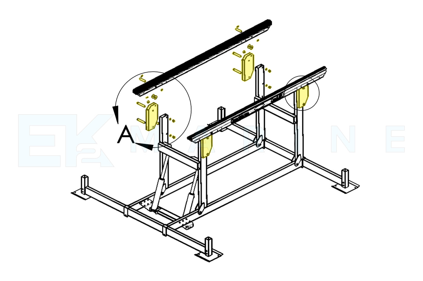 Sunstream Offset Bunk Kit for Legacy SL4/SL6 (SA-AROB)