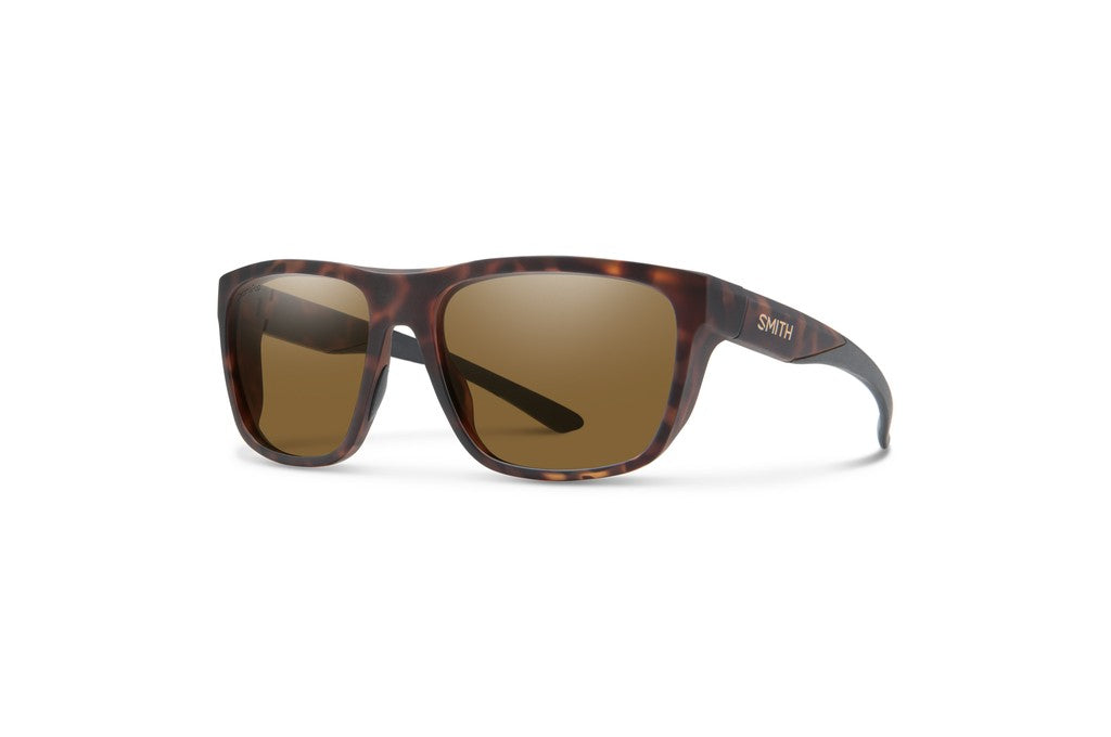 Smith Barra Sunglasses in Matte Tortoise | ChromaPop Glass Polarized Brown (20126800360L7)