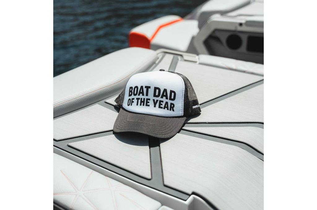 Boat Dad Of The Year Foam Trucker Hat - view 4