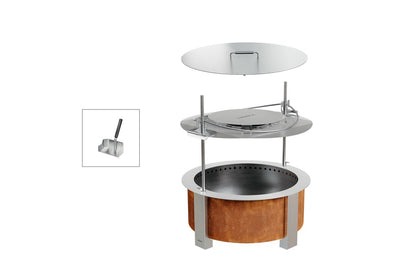 Breeo Backyard Warmth Bundle in Corten (BR-X30P-BYWB)