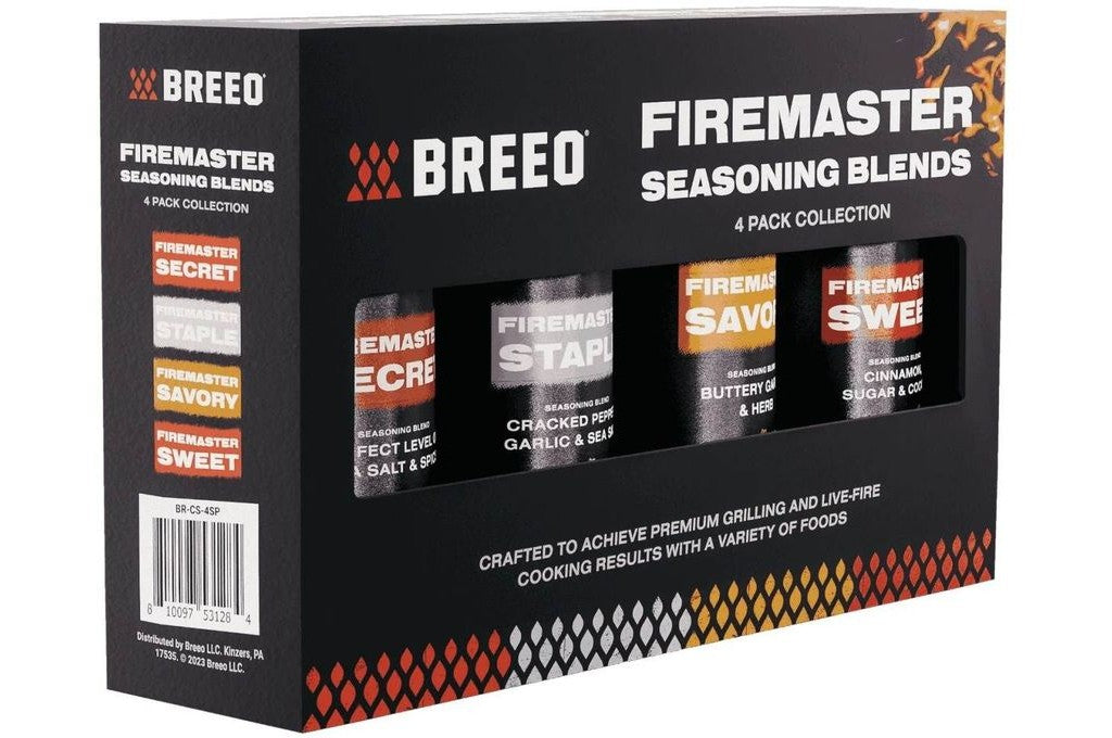 Breeo Firemaster Seasoning Blends 4 Pack Collection (BR-CS-4SP)