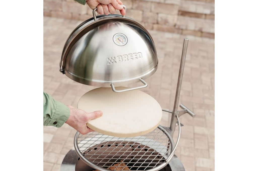 Breeo Grill Dome With Ceramic Pizza Stone - view 11