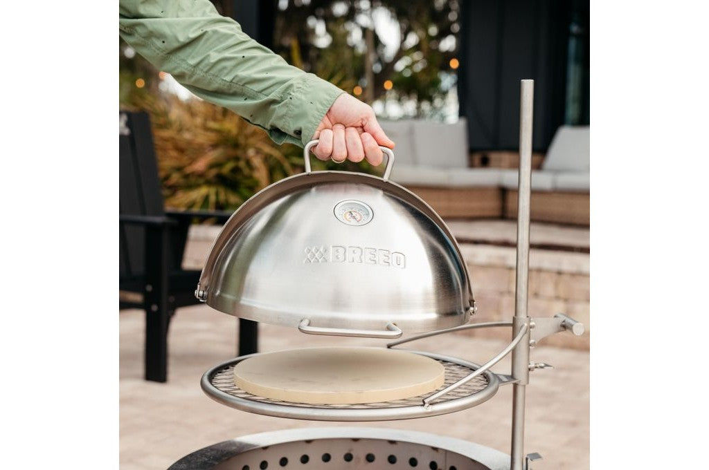 Breeo Grill Dome With Ceramic Pizza Stone - view 9