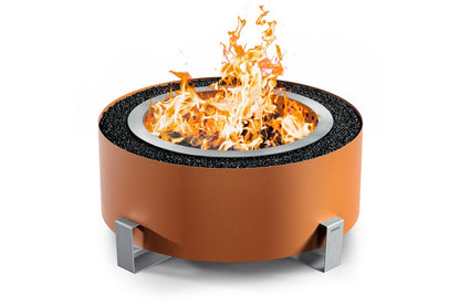 Breeo Luxeve Smokeless Fire Pit in Earth Rust (BR-LE24-ETBL)