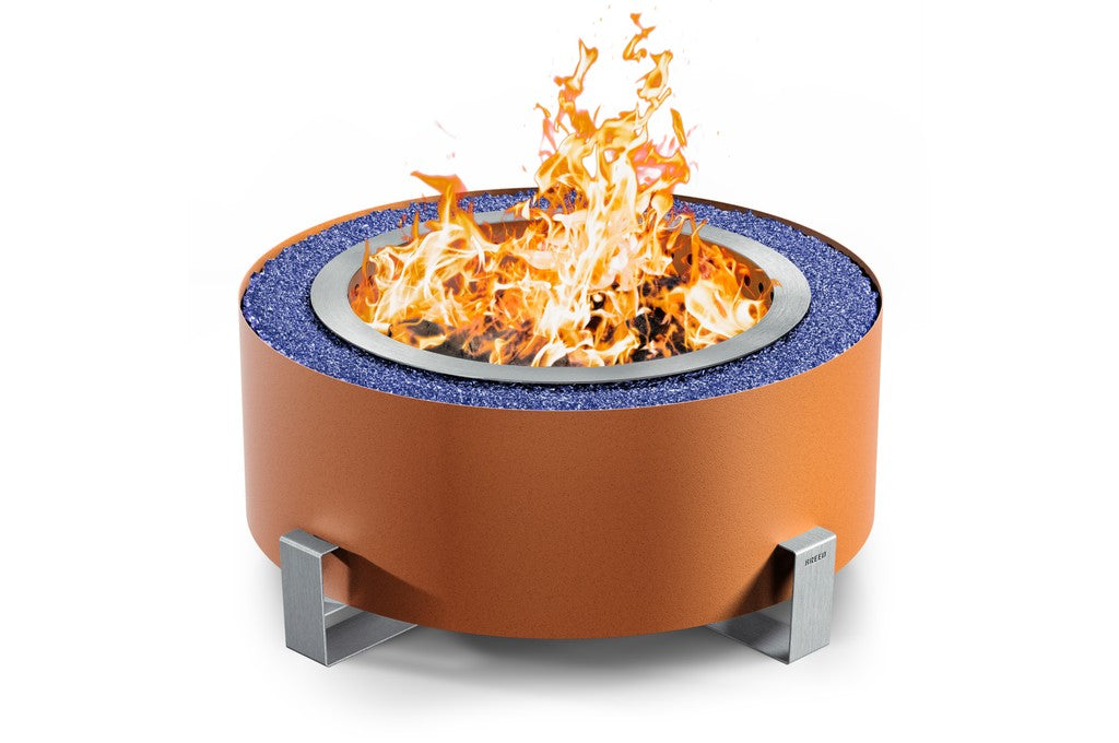 Breeo Luxeve Smokeless Fire Pit in Earth Rust (BR-LE24-ETDA)