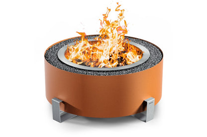 Breeo Luxeve Smokeless Fire Pit in Earth Rust (BR-LE24-ETGR)