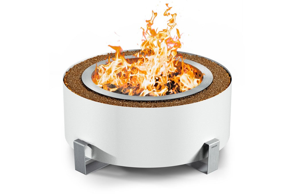 Breeo Luxeve Smokeless Fire Pit in White River (BR-LE24-WRAM)