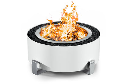 Breeo Luxeve Smokeless Fire Pit in White River (BR-LE24-WRBL)