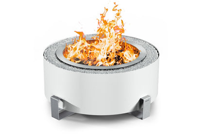 Breeo Luxeve Smokeless Fire Pit in White River (BR-LE24-WRCL)