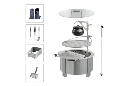 Breeo Smokeless Fire Pit Firemaster Bundle (BR-X24S-MASTER)