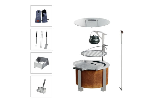 Breeo Smokeless Fire Pit Firemaster Bundle