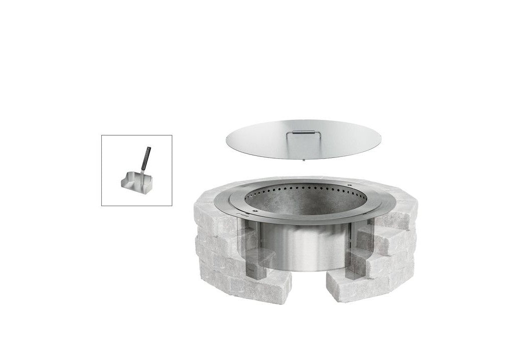 Breeo Smokeless Fire Pit Insert Bundle X19 Corten - view 10