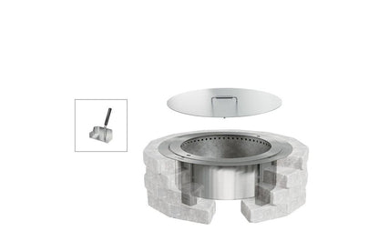 Breeo Smokeless Fire Pit Insert Bundle X19 Corten - view 10
