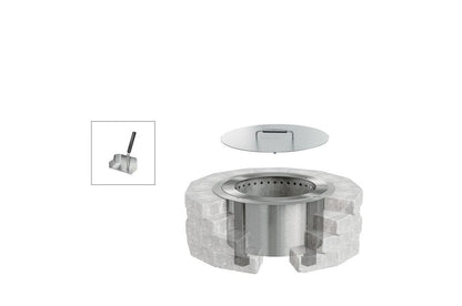 Breeo Smokeless Fire Pit Insert Bundle X19 Corten - view 12