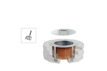 Breeo Smokeless Fire Pit Insert Bundle X19 Corten - view 13