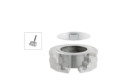Breeo Smokeless Fire Pit Insert Bundle X19 Corten - view 9
