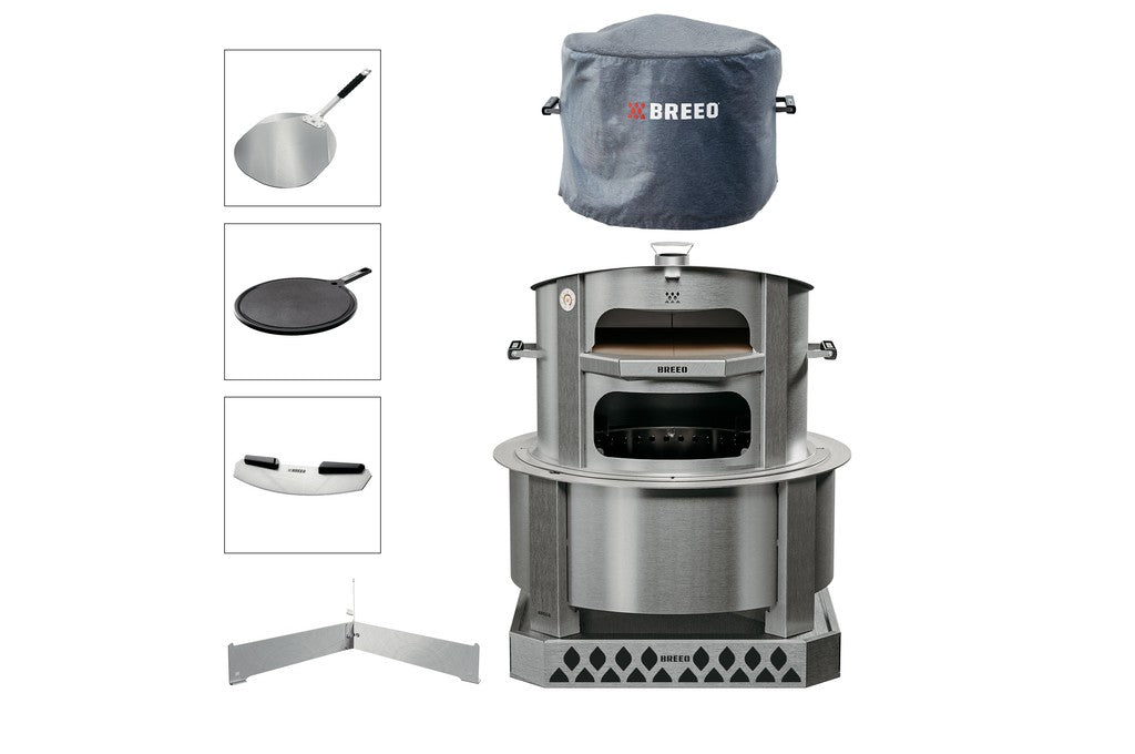 Breeo Smokeless Fire Pit Pizza Oven Bundle (BR-PI-OV-PB30)