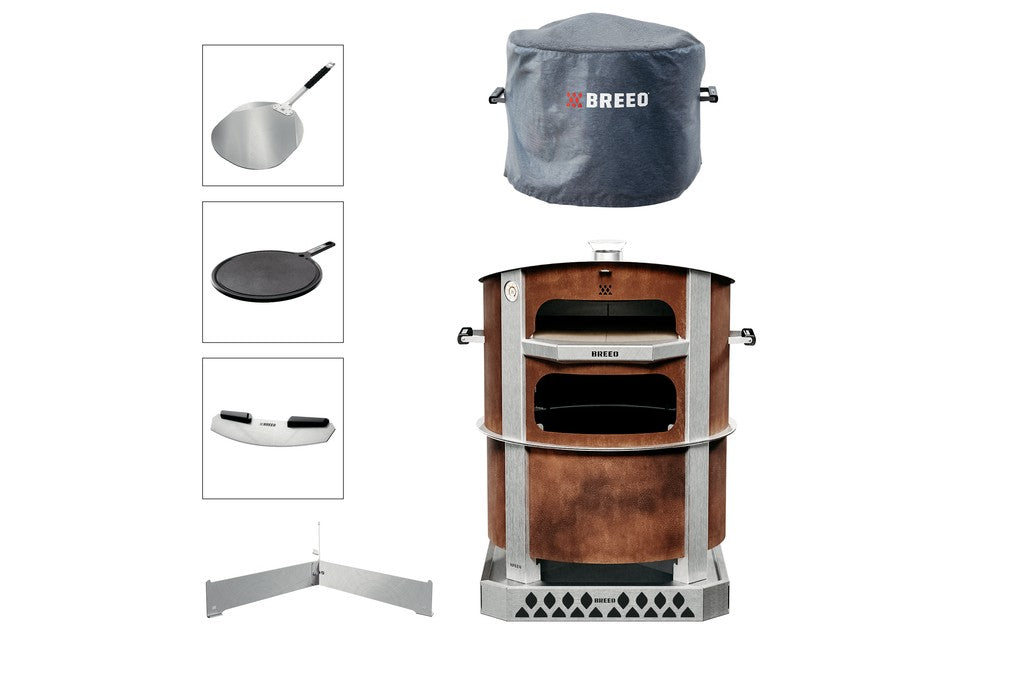 Breeo Smokeless Fire Pit Pizza Oven Bundle (BR-PI-OVP-PB)