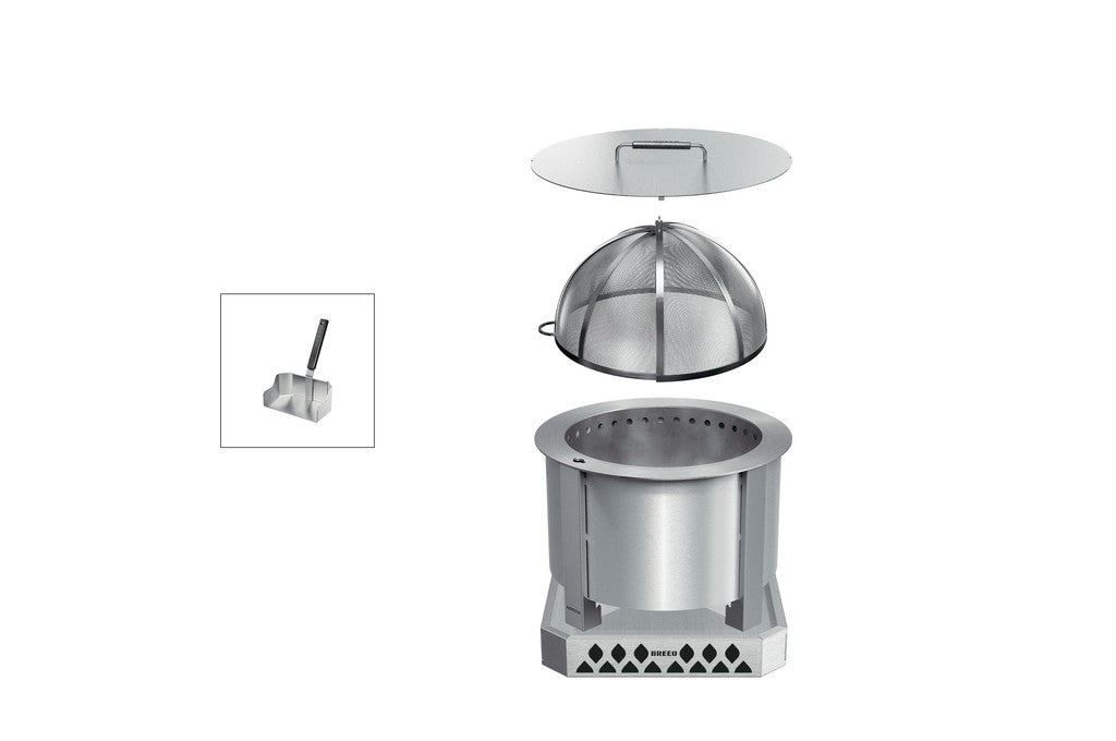 Breeo X19 Deck Bundle In Corten in Stainless (BR-X19S-DB)