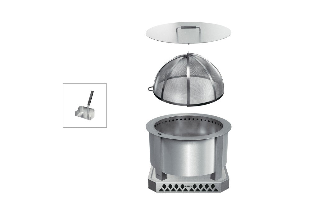 Breeo X19 Deck Bundle In Corten in Stainless (BR-X24S-DB)