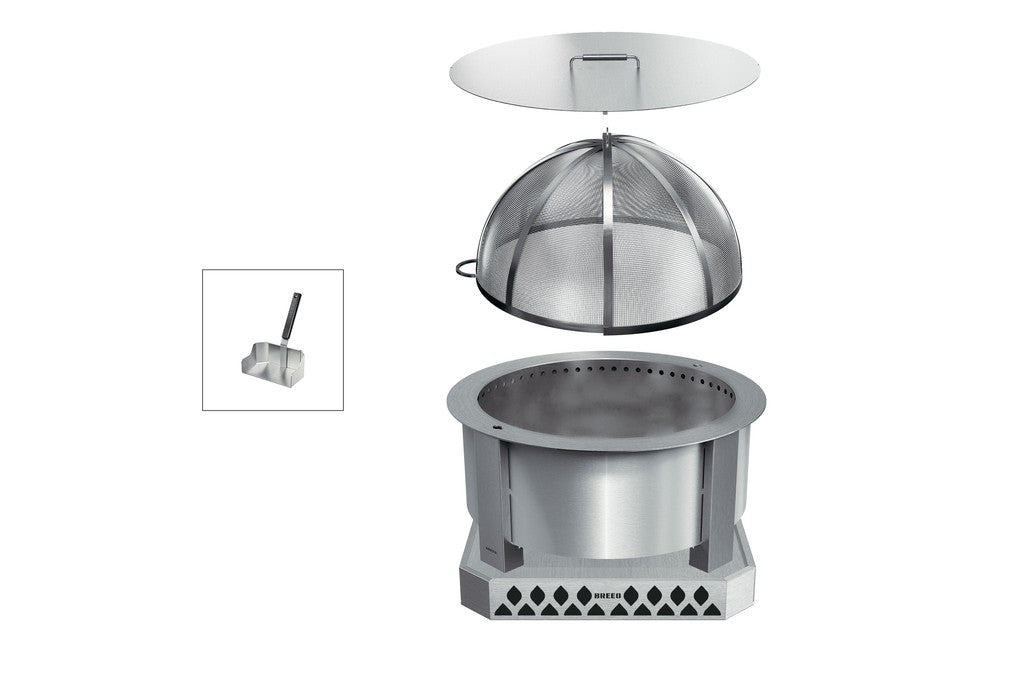 Breeo X19 Deck Bundle In Corten in Stainless (BR-X30S-DB)