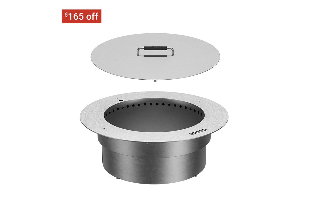 Breeo Zentro Stainless Steel Smokeless Fire Pit Insert - view 8