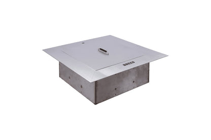 Breeo Zentro Stainless Steel Smokeless Fire Pit Insert (ZO-24SLFP-SQ-SS)
