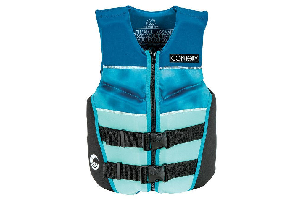 Connelly Junior Classic Neo Life Vest in Aqua Blue (67232419)