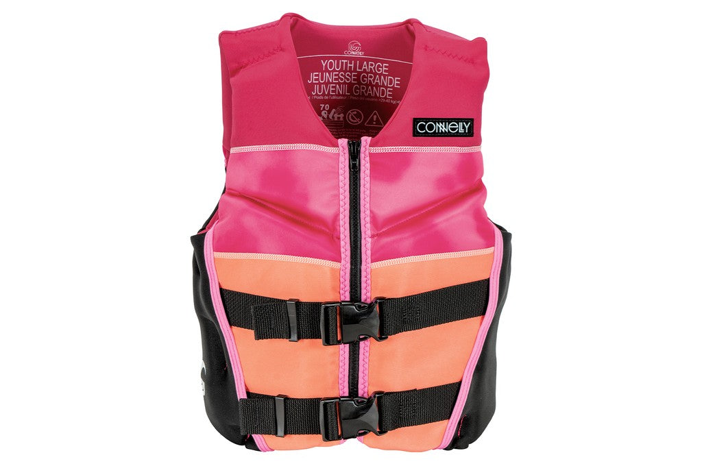 Connelly Youth Classic Neo Vest in Pink Black (67232421)