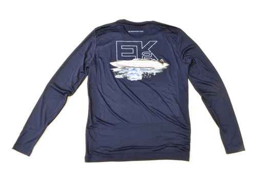EK2 Marine Mens Long Sleeve Performance Tee