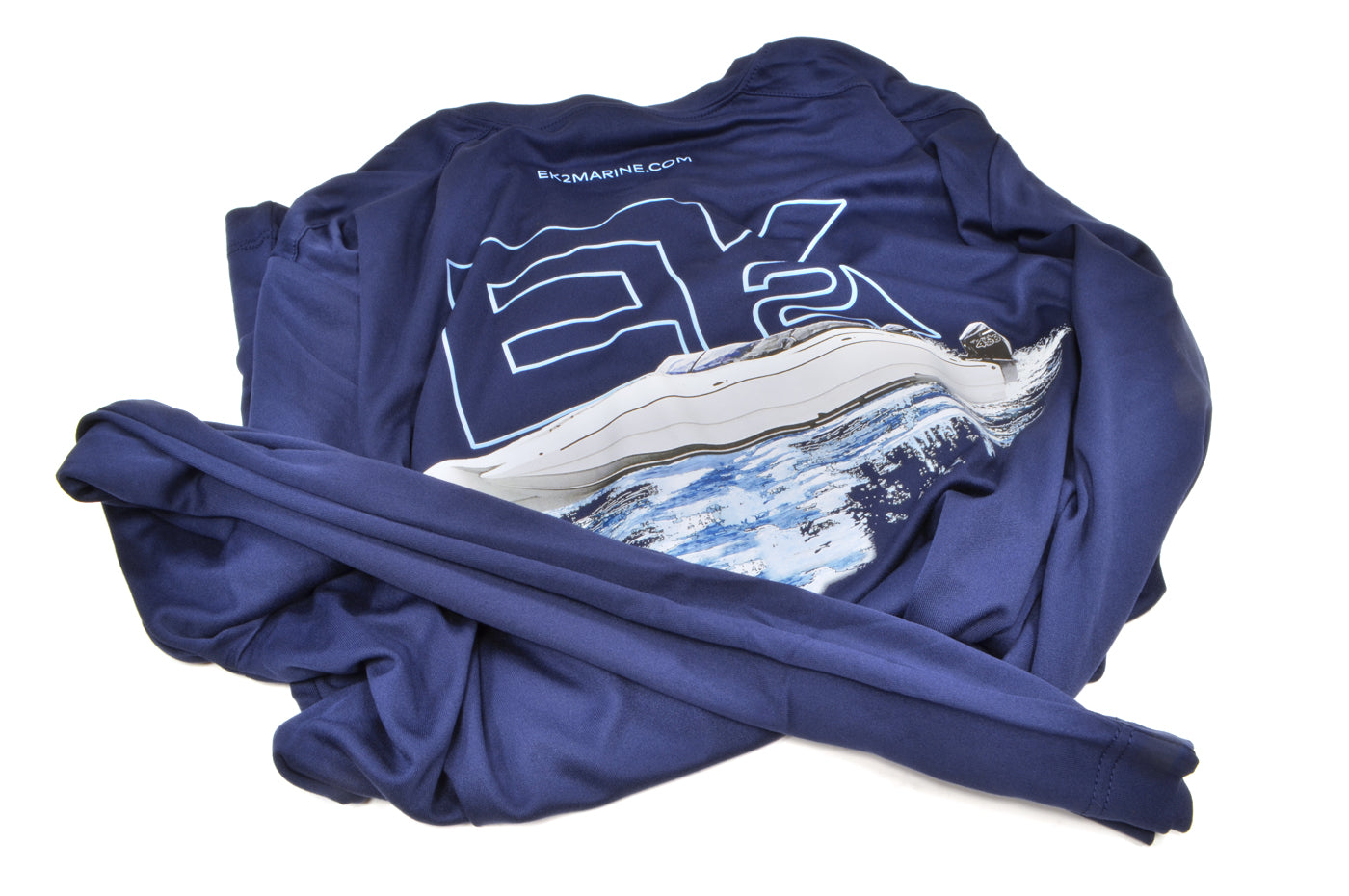 EK2 Marine Mens Long Sleeve Performance Tee