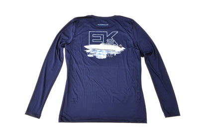EK2 Marine Womens Long Sleeve Performance Tee