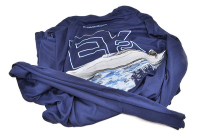EK2 Marine Womens Long Sleeve Performance Tee