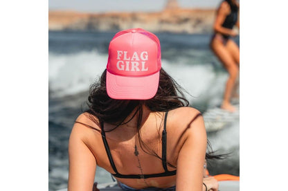 Flag Girl Foam Trucker Hat - view 4