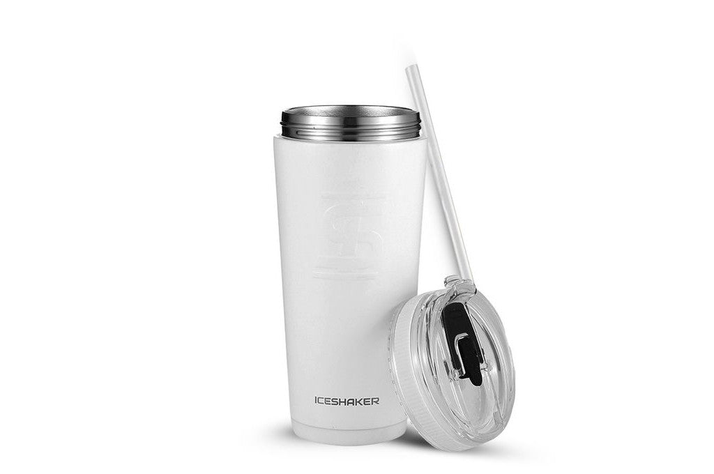 Ice Shaker 26oz Flex Bottle in White (26FLEXWHITE) - view 4