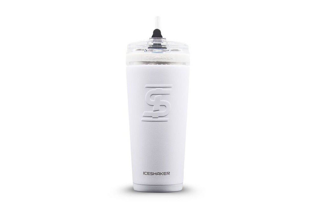 Ice Shaker 26oz Flex Bottle in White (26FLEXWHITE)