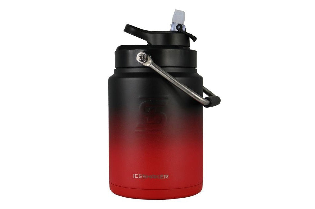 Ice Shaker Half Gallon Jug in Red Black Ombre (64redblack)