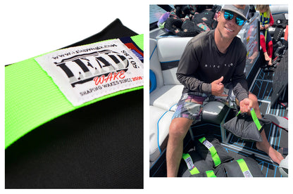 Lead Wake 50lb Ballast Bag (Black/Neon Green)