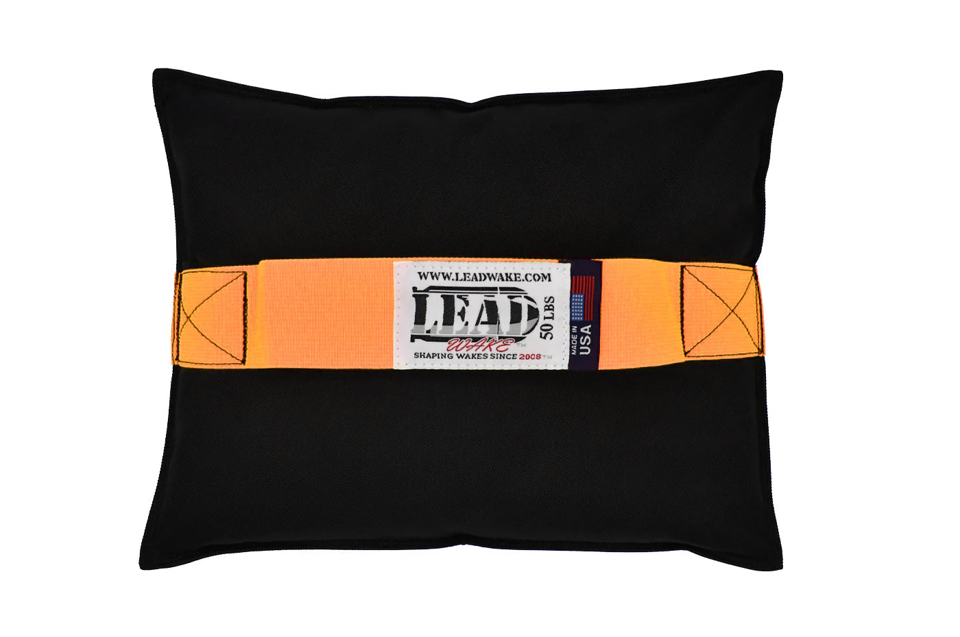 Lead Wake 50lb Ballast Bag (Black / Orange)